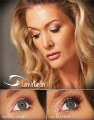 Eyelash Extensions - Lavish Lashes Professional before and after
